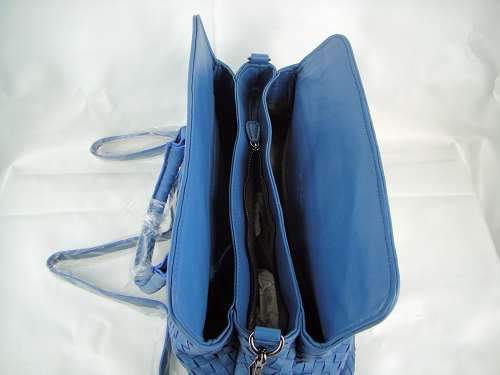Bottega Veneta Lambskin Tote Bag 1028 Sky Blue